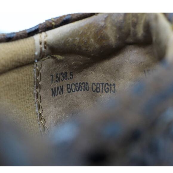 BOC Born Concepts brown paisley printed leather clogs womens 7.5 workwear nurse - Picture 6 of 8